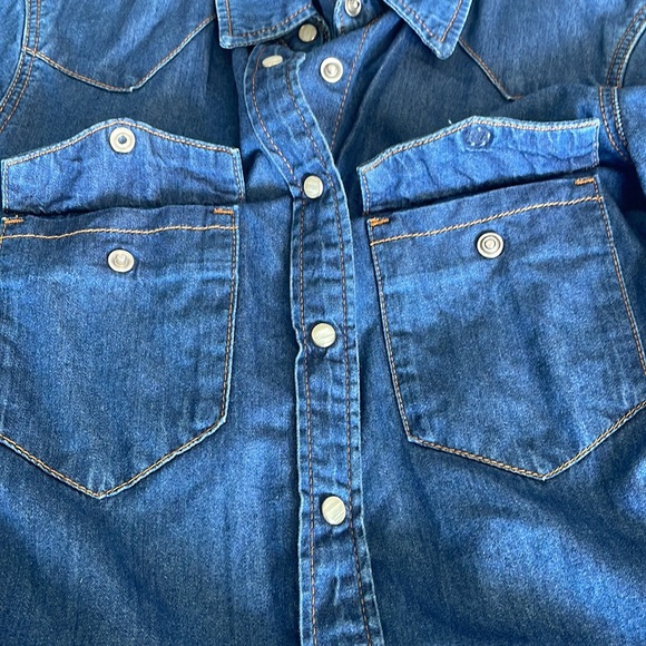 Zara denim top. - Picture 6 of 6